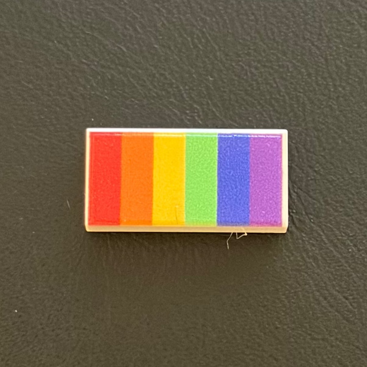 Lego Pride Rainbow Tile